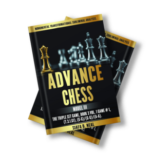 Cover of advanced chess book with chess pieces and strategy diagrams.